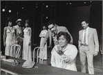 Sheryl Lee Ralph, Cleavant Derricks, Loretta Devine, Deborah Burrell, Ben Harney, Obba Babatunde and Jennifer Holliday in the stage production Dreamgirls