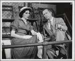 Rae Allen and Ray Walston in the stage production Damn Yankees
