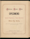 The printers' handy book of specimens