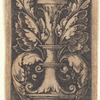 Ornament with Genius and Two Blind-Folded Women