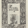 Title Page Depicting Prophets [Alle Propheten Teutsch]