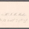 Mackie, John Milton (1813-1894)
