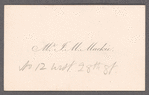 Mackie, John Milton (1813-1894)