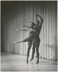 Ballet dancers John Jones and Delores Brown performing at Lincoln Center, New York, ca. 1950s
