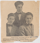 Publicity photograph of the Marx Brothers as published in Variety, September 30, 1911