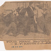 Publicity photograph of the Four Marx Brothers as published in the Indianapolis News, December 26, 1914, p.10
