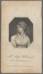 Mrs. Mary Wollstonecraft. From an original painting by Opie