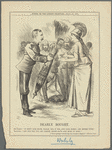 Dearly bought. Sir Garnet. "It don't look much, Madam, but it has cost good money, and better lives." Britannia. "And but for you, Sir Garnet, might have cost more of both!" "King Coffee's umbrella has been brought to England."--Morning paper
