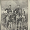 Foes in friendship: the opposing leaders of the military manoeuvres, Field-Marshal Sir Evelyn Wood and General Sir John French. Drawn by H.W. Koekkoek