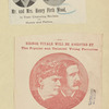 Season 1891-92. Mr. and Mrs. Henry Firth Wood, in their charming recitals of humor and pathos. Signor Vitale will be assisted by the popular and talented young favorites. Mrs. & Mrs. Henry Firth Wood in a choice selection of humorous, dialect and pathetic recitals / W.H. McCully sc.