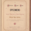 The printers' handy book of specimens, exhibiting the choicest productions of every description made at the Johnson Type Foundry