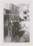 Opera sopranos Ellabelle Davis (left) and Helen Phillips, possibly at Davis's residence in New Rochelle, New York