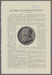 Aero Club medal presented to the Wright Brothers by President Taft on June 10