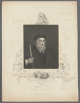 John Wycliffe. [Caption in vignette]: John of Ghent protecting Wycliffe. [Caption above portrait]: The Reformation