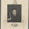 John Wycliffe. [Caption in vignette]: John of Ghent protecting Wycliffe. [Caption above portrait]: The Reformation
