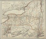 Railroad map of the State of New York