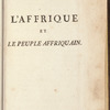 L'Affrique et le peuple affriquain, considérés sous tous leurs rapports avec notre commerce et nos colonies