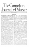 The Canadian journal of music