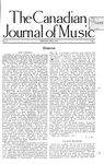 The Canadian journal of music