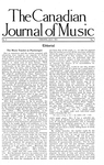 The Canadian journal of music