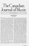 The Canadian journal of music