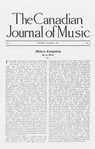 The Canadian journal of music