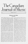 The Canadian journal of music
