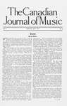 The Canadian journal of music
