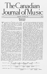 The Canadian journal of music