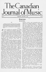 The Canadian journal of music