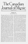 The Canadian journal of music