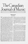 The Canadian journal of music