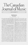 The Canadian journal of music