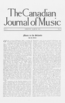 The Canadian journal of music