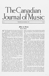 The Canadian journal of music
