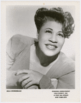 Studio portrait of singer Ella Fitzgerald