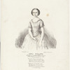 Emma Bellotti, [prima] ballerina assoluta del Teatro Nuovo nella stagione di autunno 1856 [followed by eight lines of poetry in Italian]