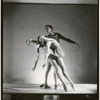 Patricia McBride, Melissa Hayden, and Frank Hobi in Balanchine's "Serenade"