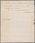 Mary Ann Goodrich to Oliver Wolcott, Hartford