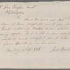 Joel Barlow to John Vaughan, merchant at Philadelphia, Hamburg