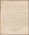 Chauncey Goodrich to Oliver Wolcott, Hartford
