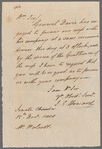 John Eager Howard to Oliver Wolcott, Senate Chamber