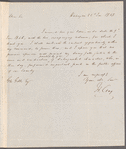 Henry Clay to George Gibbs, Washington