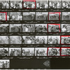 Hal Prince and actors during auditioning for the stage production Merrily We Roll Along [contact sheet #1]