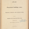 Atlas of the illustrated building laws of the principal cities of the United States