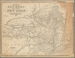 Map of the rail-roads of the state of New York
