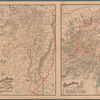 Maps showing the Delaware and Hudson Railroad system and connections