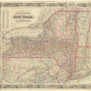 Colton's railroad & township map of the state of New York, with parts of the adjoining states & Canada