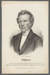 J.W. Yeomans [signature]. Pastor of the Mahoning Presbyterian Church Danville Pa. Moderator of the General Assembly of the Presbyterian Church in the United States 1860