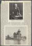 Dr. Otto Zacharias, Direktor der Biologischen Station in Plön / Nach einer Photographie der Kenstanstalt von A. Bulch in Plön. Das Gebäude de Biologischen Station in Plön